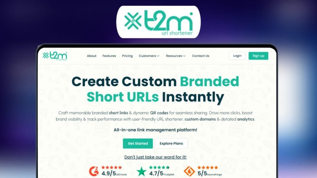 T2M Url Shortener Lifetime Deal